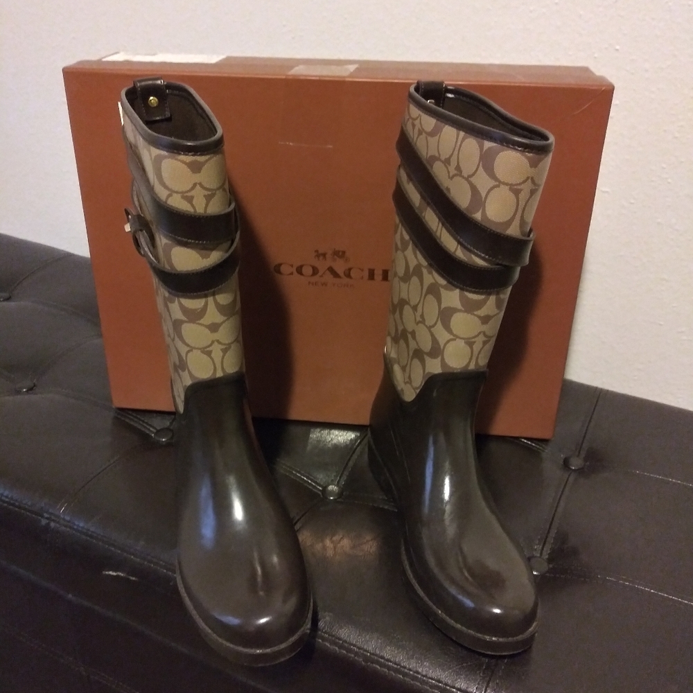 Coach rain boots - Picture 3 of 3